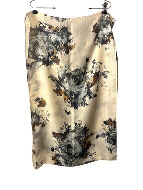 Cream Floral Wrap Scarf